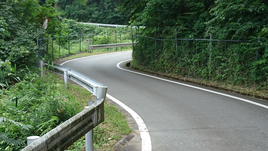 竹田城跡・登頂途中の道